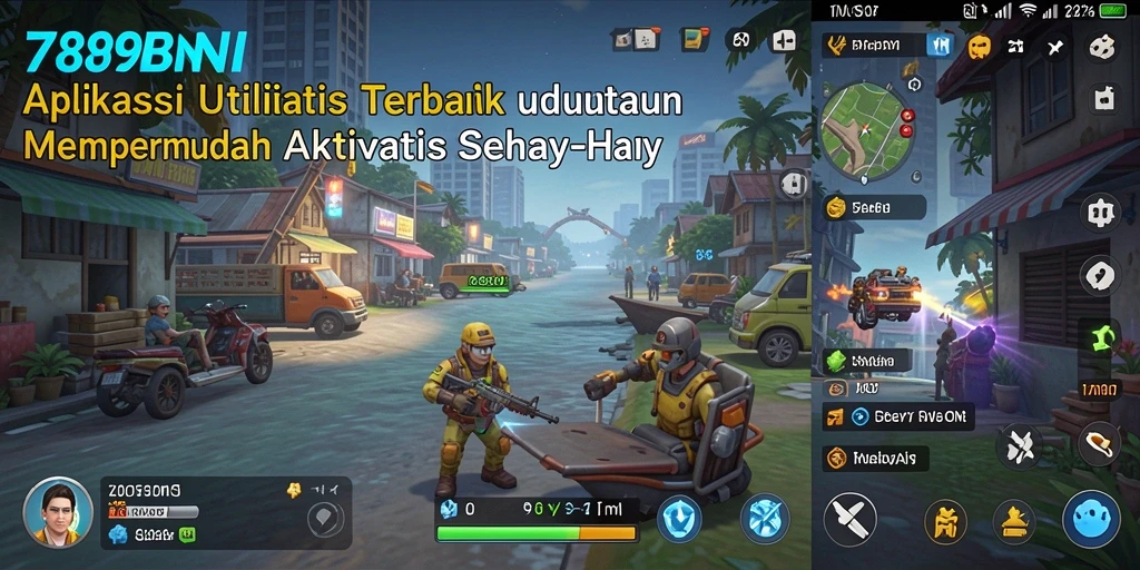 Tampilan antarmuka utama aplikasi 789BNI yang sederhana dan fungsional.