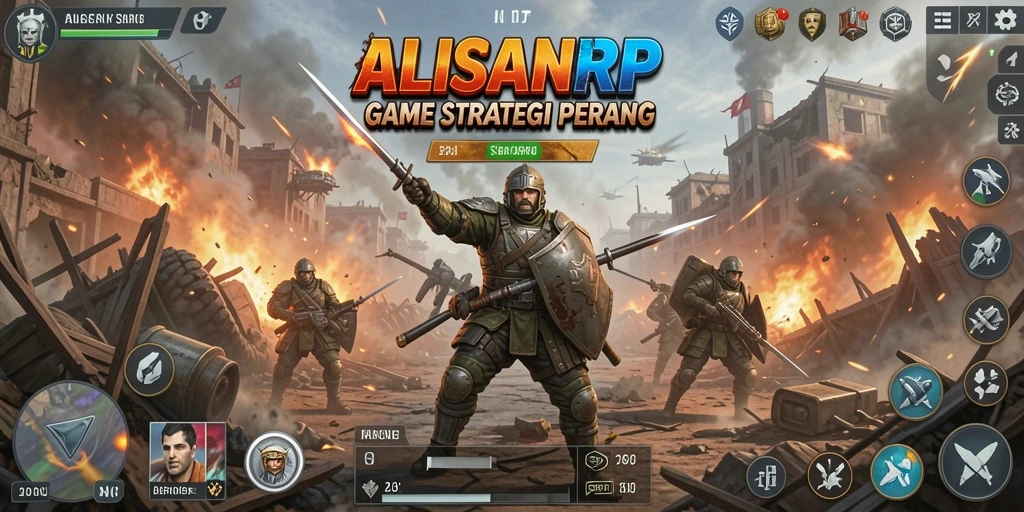 Tampilan gameplay ALISANRP yang menarik dan strategis.
