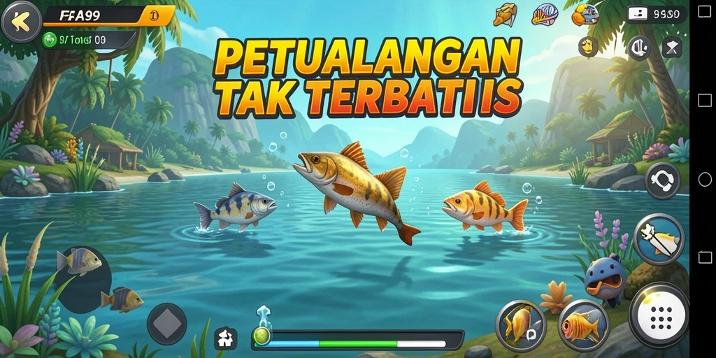 Tampilan menakjubkan gameplay memancing di FA99.