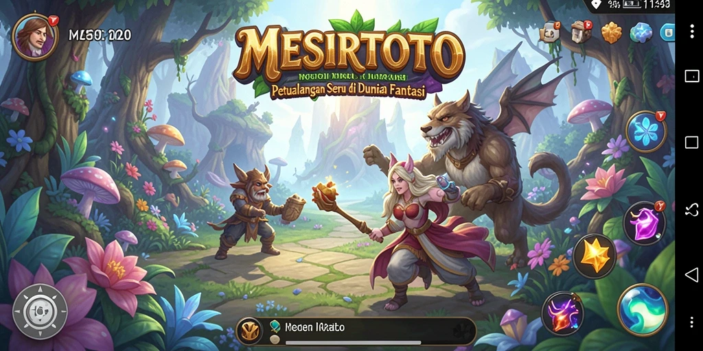 Tangkapan layar yang menunjukkan gameplay seru MESIRTOTO.