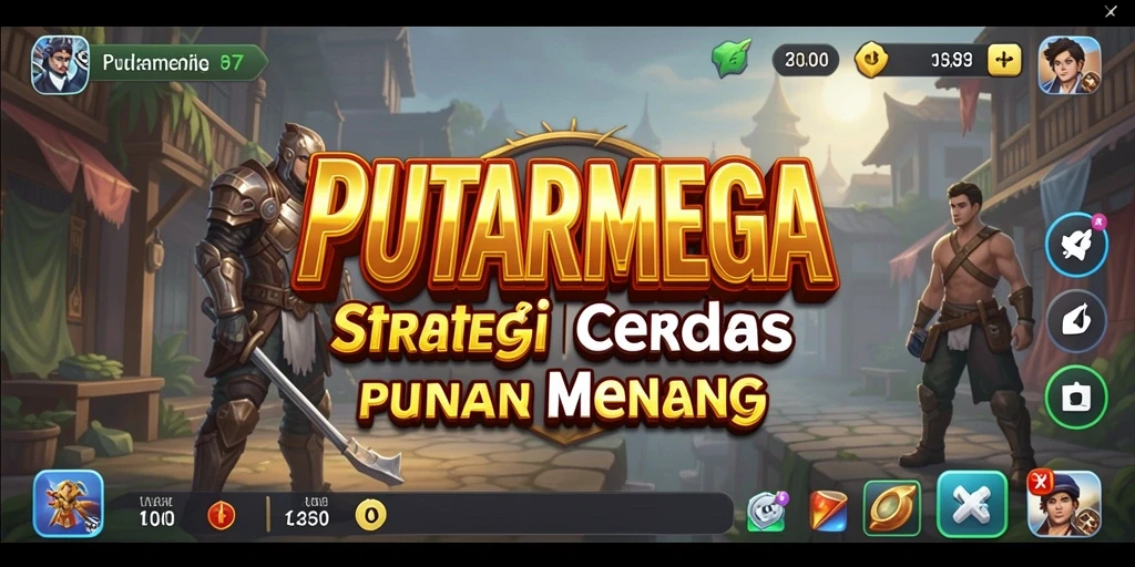 Screenshot gameplay PUTARMEGA menampilkan aksi strategi yang mendebarkan.